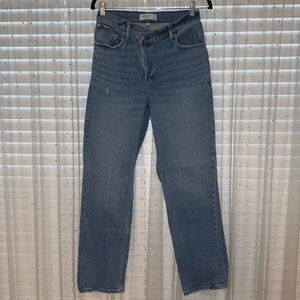 Abercrombie & Fitch Straight Leg Blue Jeans